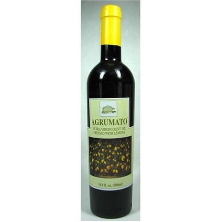 Agrumato Extra Virgin Olive Oil Pressed with Lemons, 16.9 Fluid Ounce