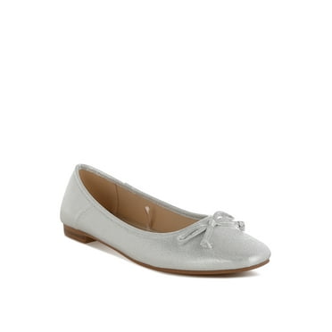 Agshin Metallic Ballet Flats