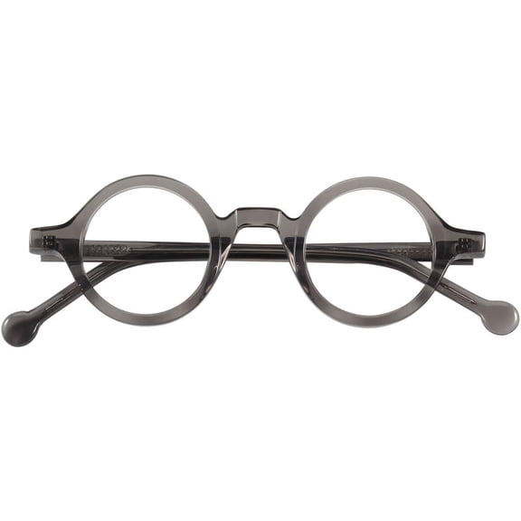 Agstum Handmade Acetate Small Round Optical Glasses Frame Spectacles Clear Lens 38mm