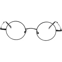 Agstum Retro Round Metal Non-Prescription Optical Eye Glasses Frame ...
