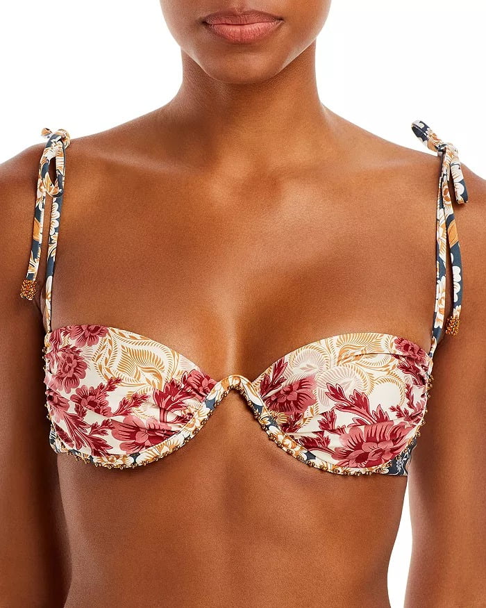 Agua Bendita MULTI Donna Fera Bikini Swim Top, US L