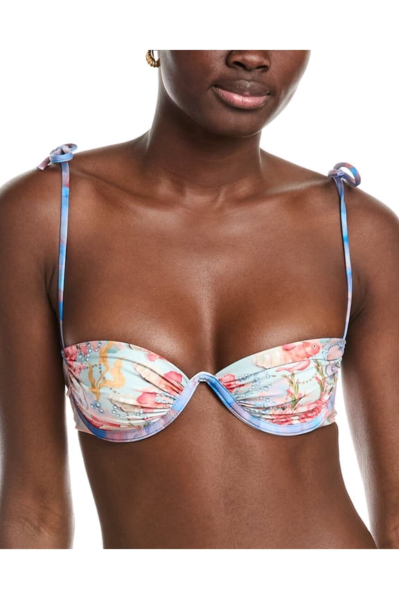 womens Donna Underwire Bandeau Top, s, Purple