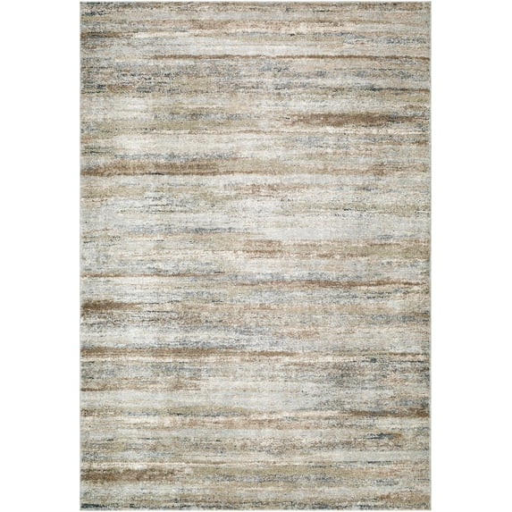 BoutiqueRugs Agueda Contemporary Area Rug - Light Gray, Tan, Beige - 7'10" x 10'