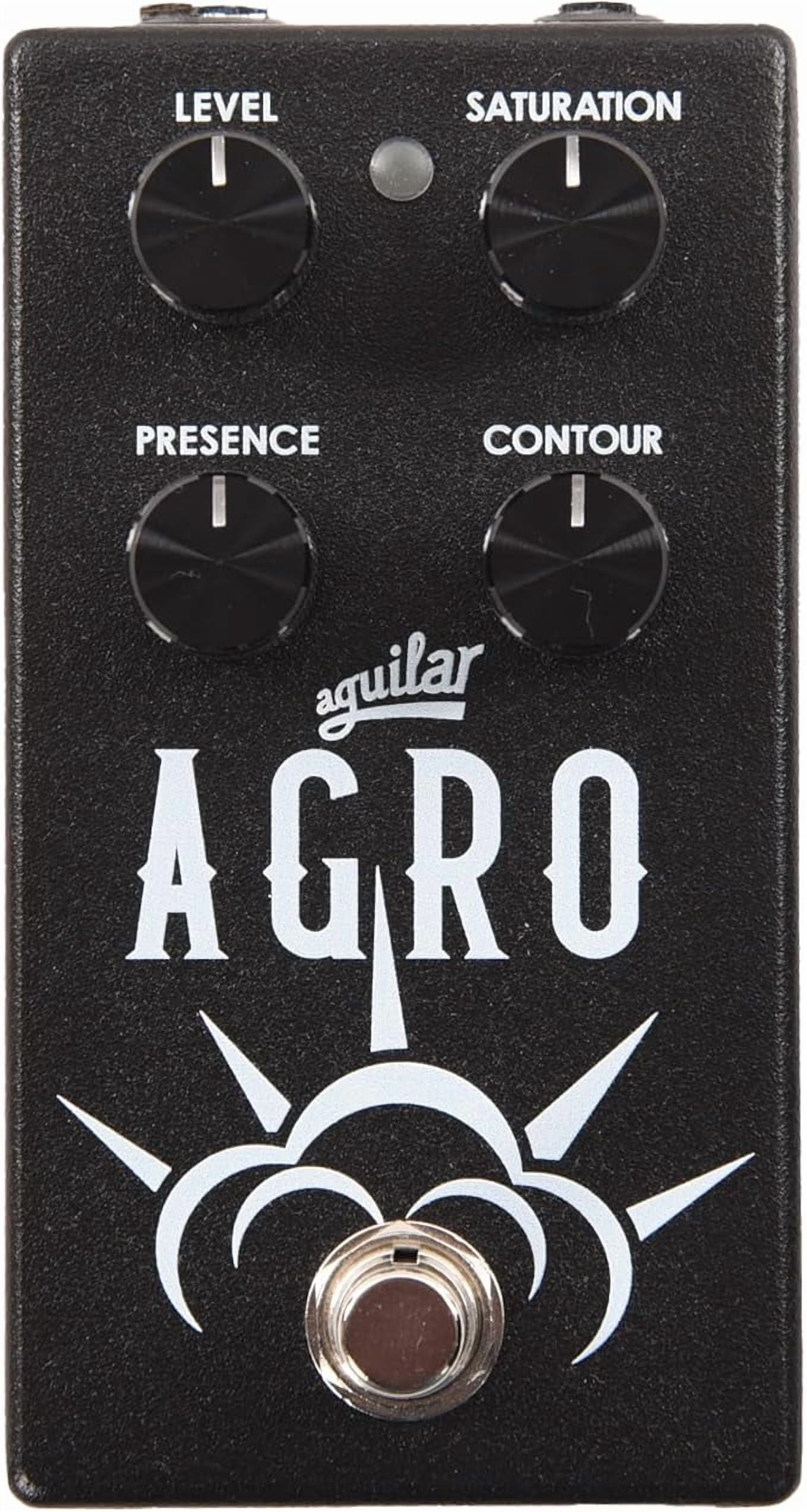 Aguilar AGRO V2 Bass Overdrive Pedals with Matte Black Finish