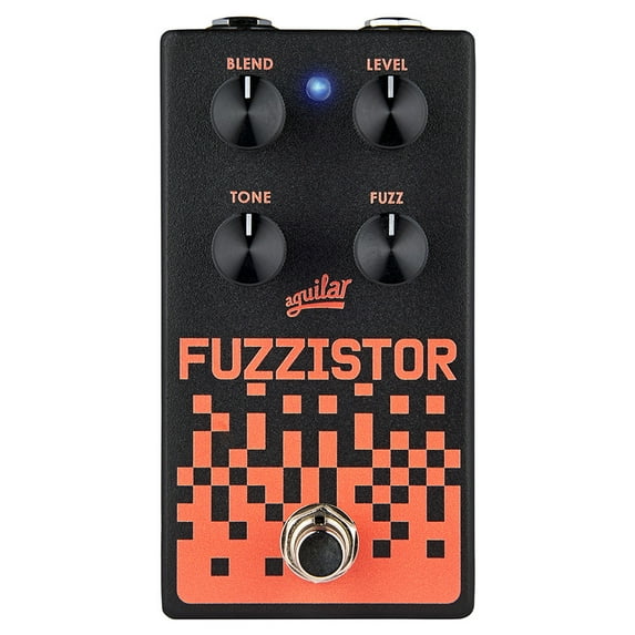 Aguilar Fuzzistor Analog Silicon Transistor Distortion Guitar Effects Pedals, Multicolor, 11.5 oz