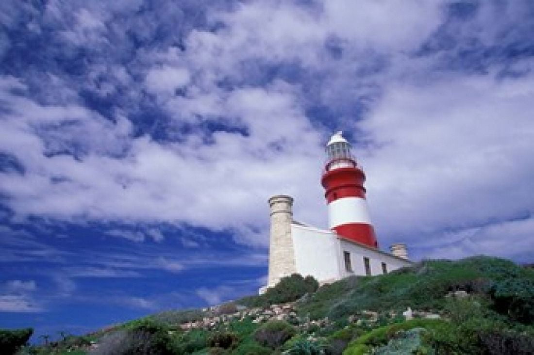 Agulhas Lighthouse South Africa Canvas Art - Walter Bibikow DanitaDelimont (35 x 24)
