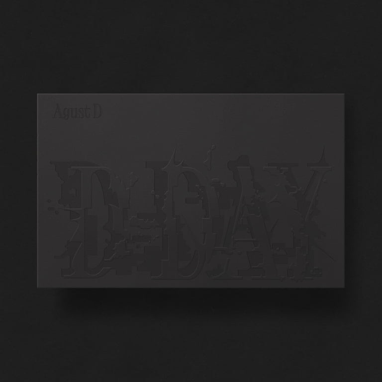 Agust D (Suga of BTS) - D-Day (Version 01) - K-POP Album