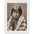 thumbnail image 1 of Ah Chee Lo - Portrait of a Child - The North American Indians - Vintage B&W Historical Photograph by Edward S. Curtis c.1905 - Japanese Unryu Rice Paper Art Print (Unframed) 18 x 24 in, 1 of 4