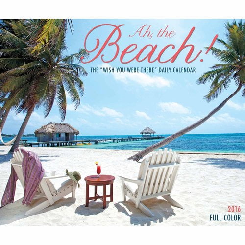 Ah The Beach Desk Calendar