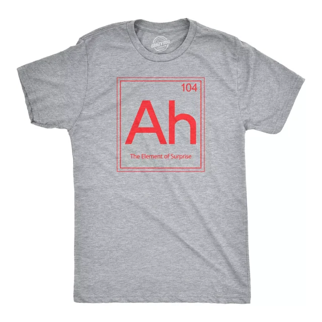 Ah! The Element Of Surprise T Shirt Funny Sarcastic Science Periodic