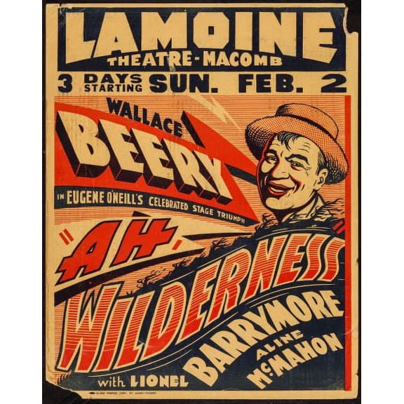 Ah Wilderness poster Metal Sign 8inx 12in Art Print on Metal 8x12 Square Adults Best Posters