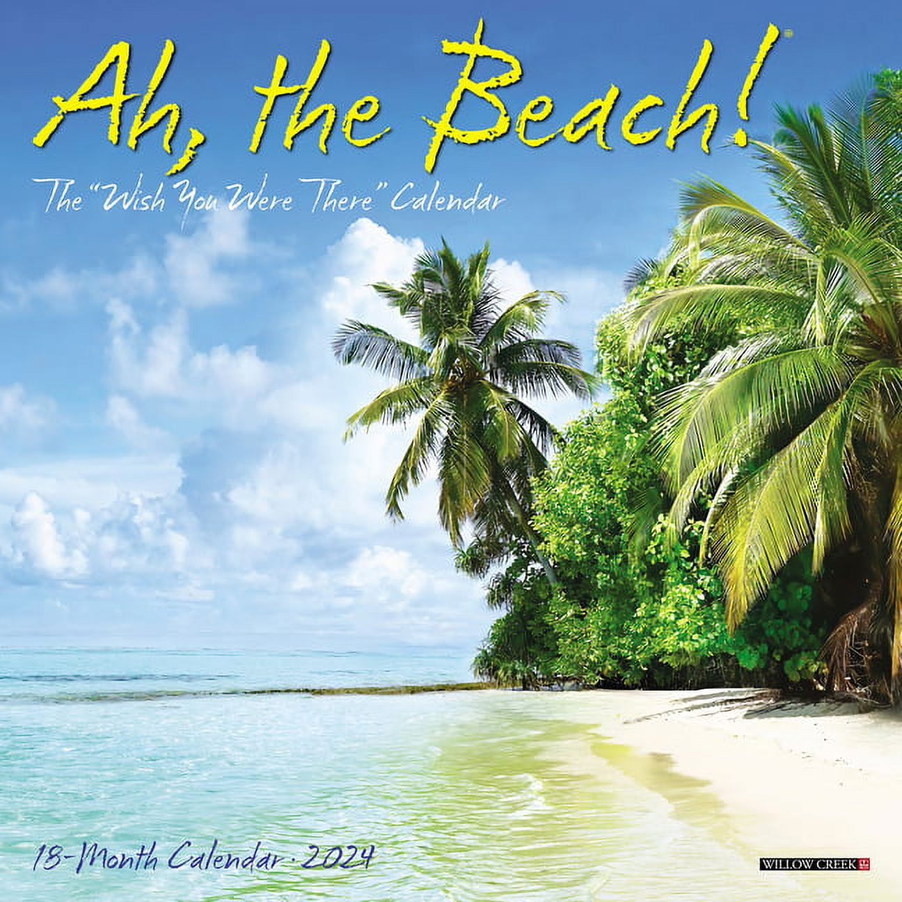 Ah the Beach! 2024 7 X 7 Mini Wall Calendar (Other)