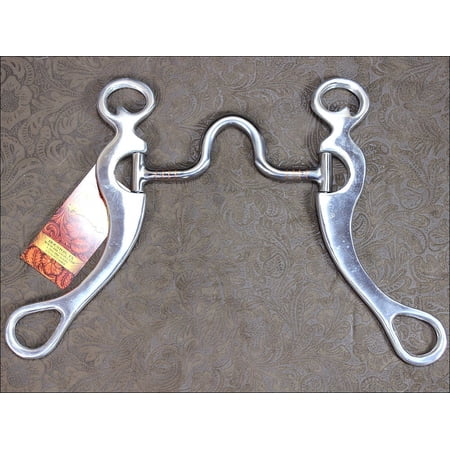 Ah110 Hilason Aluminium Horse Training Bit Sweet Iron High Port Mouth
