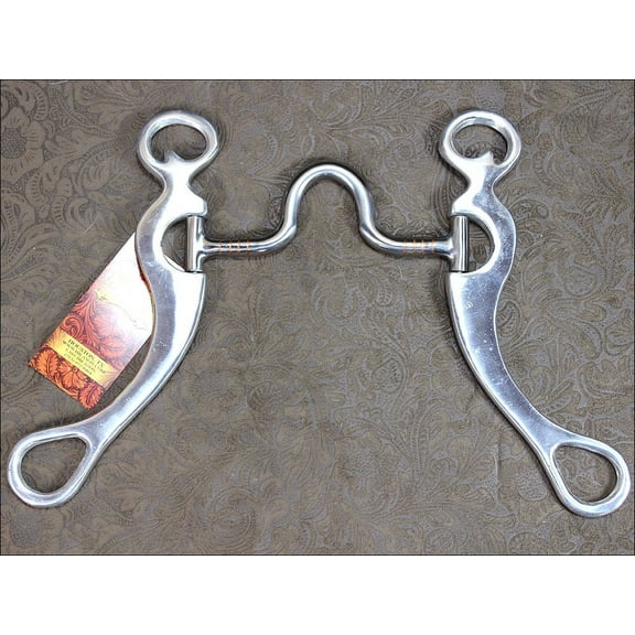 Ah110 Hilason Aluminium Horse Training Bit Sweet Iron High Port Mouth