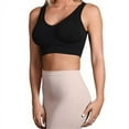 thumbnail image 1 of Aha Moment by N-fini 571 Women's Plus Seamless Bralette with Underwire Bra 2X/3X Black, 1 of 4