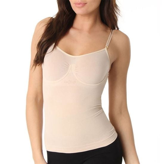 Aha Moment by n-fini 512 Women's Shapewear Camisole Non-padded Underwire Bra Medium/Large Nude