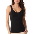 thumbnail image 1 of Aha Moment by n-fini 572 Women's Plus Shapewear Tank Top Non-padded Wire-free Bra Large/2X Black, 1 of 6