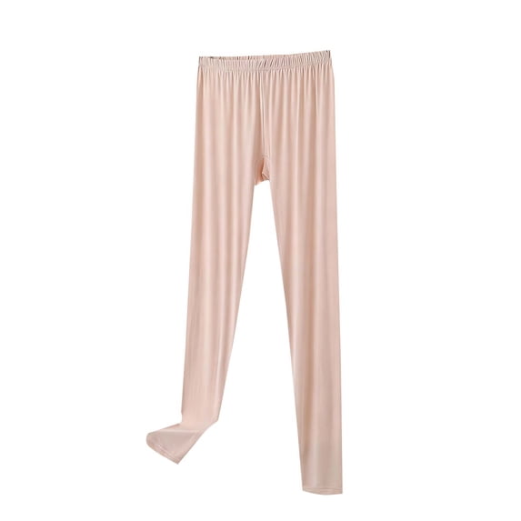 AhaOh Women's Pajama Pants Modal Long Pants Elastic Waist Lounge Bottoms Lightweight Soft Breathable Sleepwear L