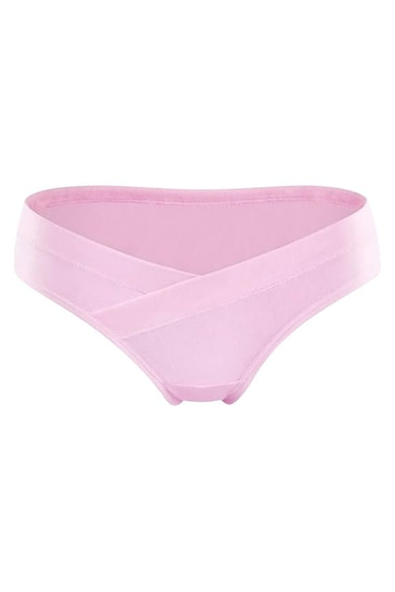 Abdominal Support Underpants for Women, Low Waist, Cotton 80% Spandex 20%, Full Rear Coverage, Postpartum Recovery, Prenatal Comfort