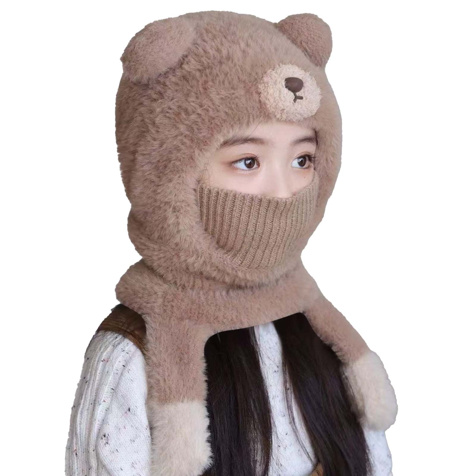 Ahabrexf Balaclava Ski Solid Color Single Layer Winter Warm Neck Protection Face Cover for Outdoor Sports Cycling