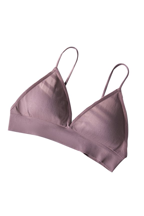 Bra for Women, Gathered Front Large Cup Size, Seamless No-Rim Design, Nylon Spandex Mix, Four-Season Wear, Everyday Comfort