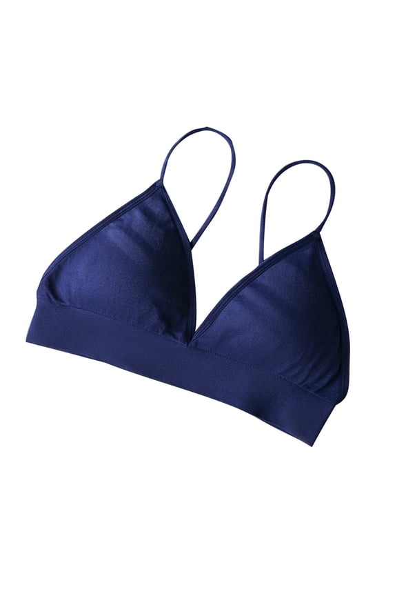 Bra for Women, Gathered Front Large Cup Size, Seamless No-Rim Design, Nylon Spandex Mix, Four-Season Wear, Everyday Comfort