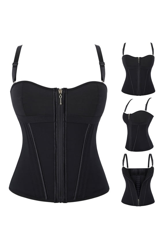 Bras for Women,Solid Color Fishnet Cloth Breathable Corset Waist Belt Bra Bodice