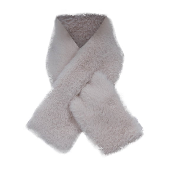 Ahabrexf Children's Solid Color Warm Scarf With Thick Thickness