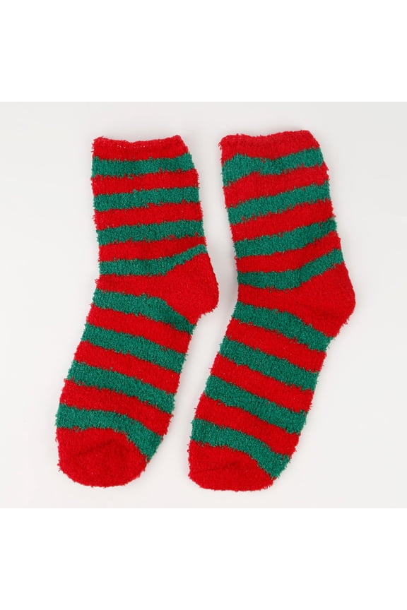 Christmas Floor Socks,Lovely Three-Dimensional Wool Thickened Warm Winter Sleep Slipper Socks