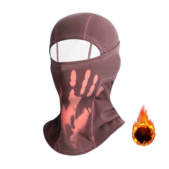 Ahabrexf Cold Weather Face Masks for Men,Breathable Windproof Balaclava with Color-Changing Thermal Protection