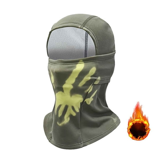 Ahabrexf Cold Weather Face Masks for Men,Breathable Windproof Balaclava with Color-Changing Thermal Protection