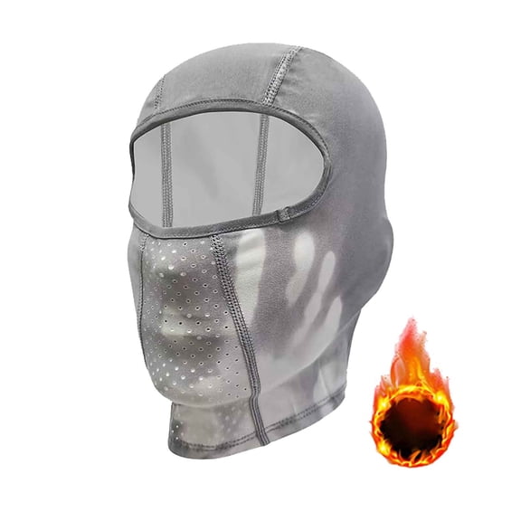 Ahabrexf Cold Weather Hats for Men,Windproof Thermal Balaclava Head Cover for Skiing and Outdoor Sports