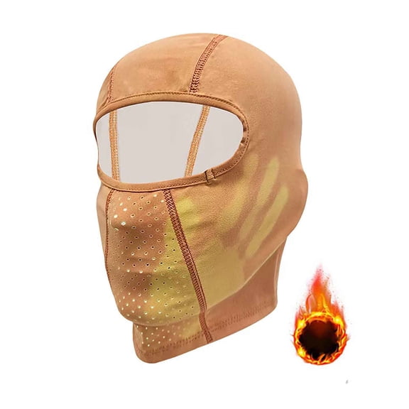 Ahabrexf Cold Weather Hats for Men,Windproof Thermal Balaclava Head Cover for Skiing and Outdoor Sports
