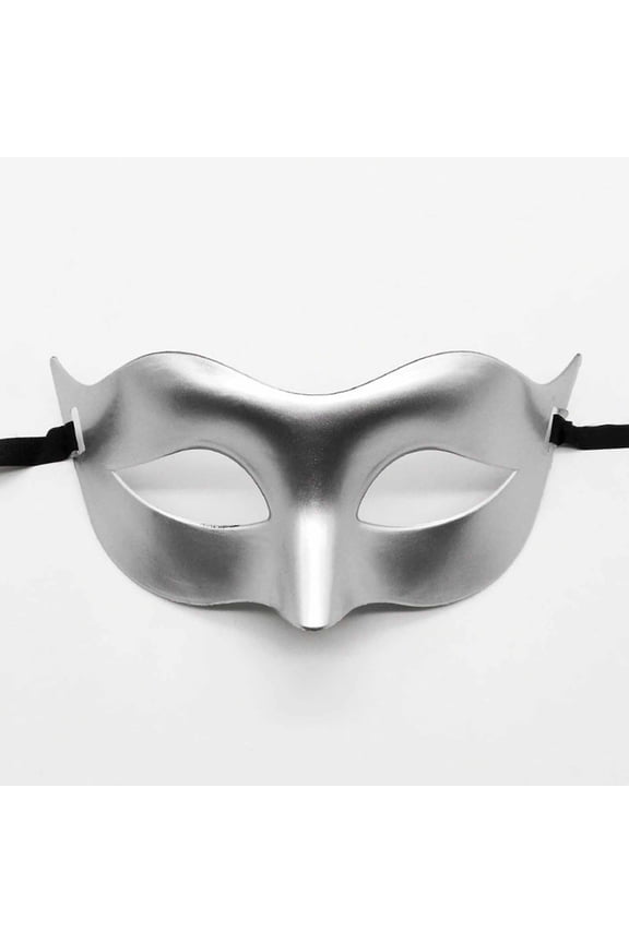 Face Mask for Men,Venetian Style Half Face Metallic Glossy Party Accessory for Dress Up
