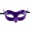 thumbnail image 1 of Ahabrexf Face Mask for Men,Venetian Style Half Face Metallic Glossy Party Accessory for Dress Up, 1 of 6
