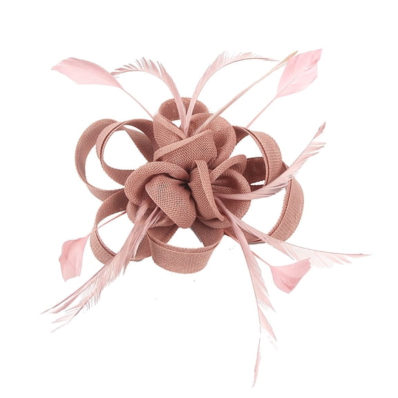 Ahabrexf Headbands for Women, Retro Fascinator Hat with Clip for Tea Party and Wedding Events