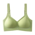 thumbnail image 1 of Ahabrexf Front Closure Bra for Women - Wireless Push Up Lace Padded Seamless Daily with Adjustable Straps, 1 of 2