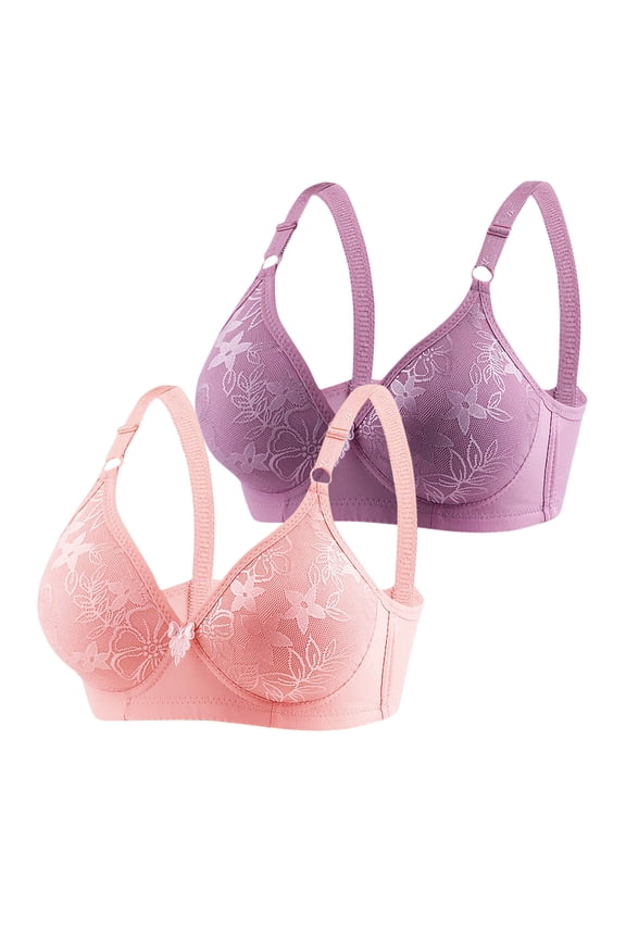 Full Cup Natural FiberBrafor Women, Size Adjustable, No Steel Ring, Breathable Fabric, Seamless Style, Four-Season Wear
