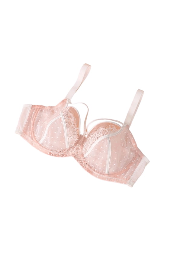 Full-cup Bra for Women, breathable mesh fabric, wide non-Slide on band, seamless Style, full chest support, for large bust sizes