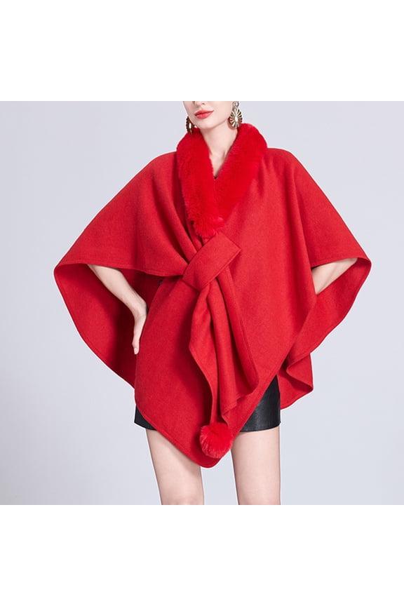 Collar for Women,Winter Faux Collar Knitted Elegant Cape Shawl