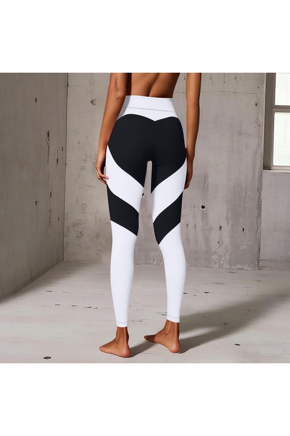 Gym Leggings for Women,Solid Color Stretch Yoga Trumpet Pants for Running and Active Wear