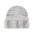 thumbnail image 1 of Ahabrexf Hats for Men,Unisex Solid Color Warm Thickened Knit Beanie for Outdoor Cold Weather Wear, 1 of 2