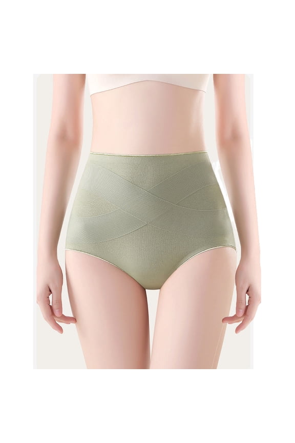 High Waist Abdominal Control Underpants for Women, Cotton 90% Spandex 10%, Breathable Mesh Panels, Seamless Low-Lift Design, Soft Stretch Fabric, No Visible Panty Lines