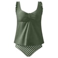 thumbnail image 1 of Ahabrexf High Waisted Bikini Sets for Women Tummy Control 2 Pc Bathing Suits with Adjustable Wide Strap, 1 of 4