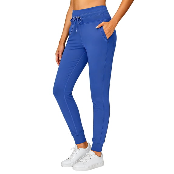 Ahabrexf High Waisted Workout Leggings for Women, Slim Fit, Polyester Spandex Blend, Fashion Casual, 1 PC