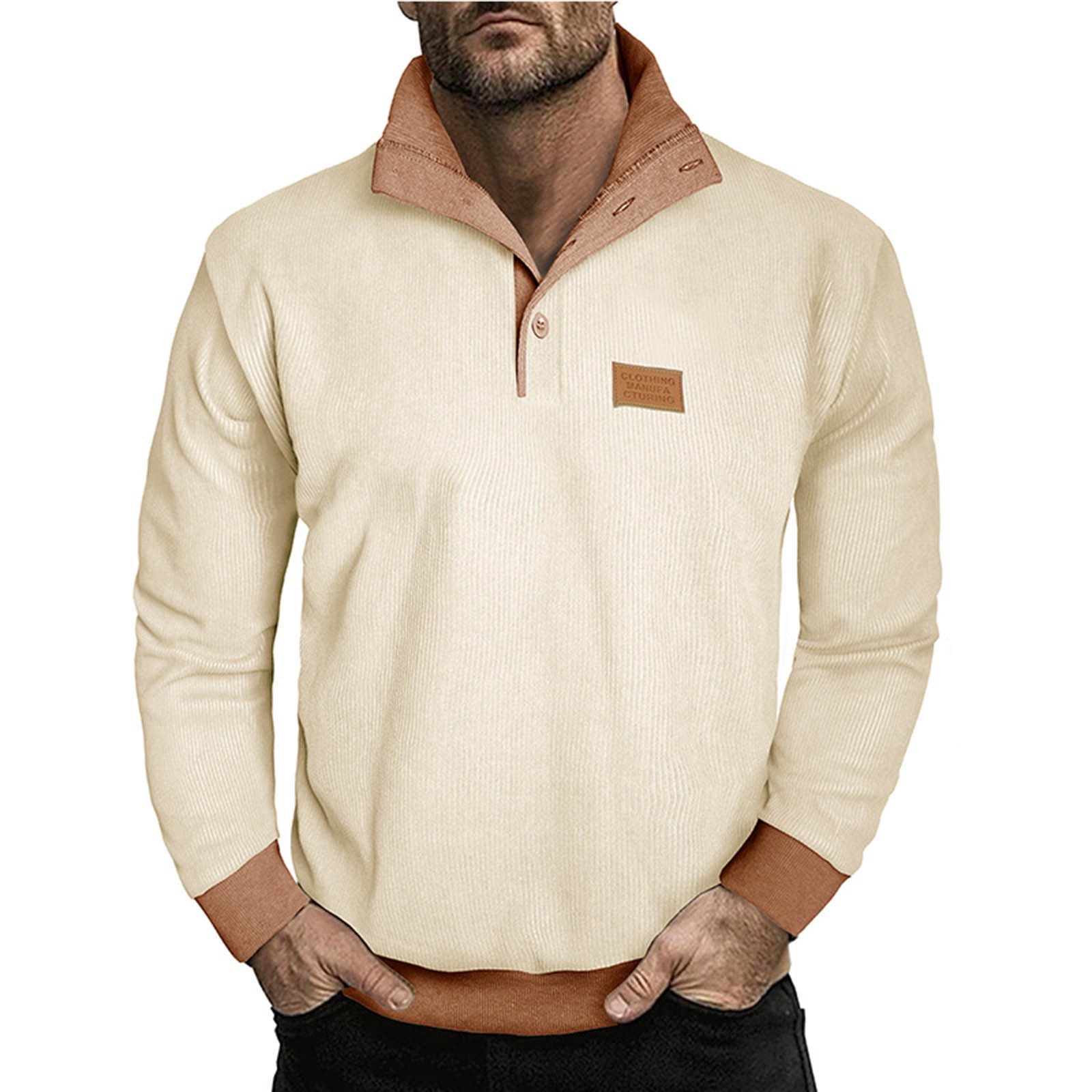 Men's Casual Solid Hoodie