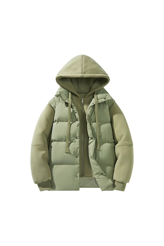 Winter Sweaters for Men, Thick Long Sleeve Hooded Thermal Zip up Outerwear in Solid Color