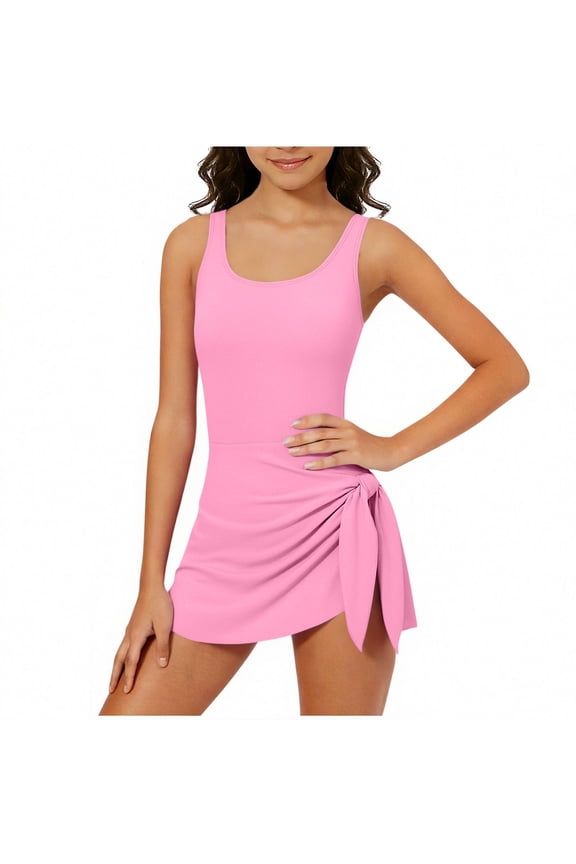 Long Sleeve Jumpsuit for Boys Solid Blue Sunscreen Swimsuit Polyester Summer