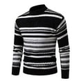thumbnail image 1 of Ahabrexf Men's Mock Turtleneck Knit Base Layer Shirt for Casual Layering, 1 of 4