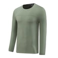 thumbnail image 1 of Ahabrexf Man Solid Color Drying Breathable Tight Fitting Sports Base Layer Top, 1 of 7